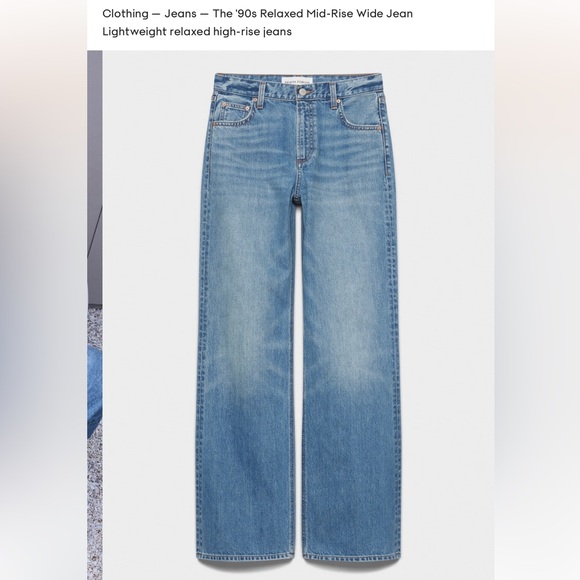 Aritzia Denim ForumThe '90s Relaxed Mid-Rise Wide Jeans - Picture 2 of 2